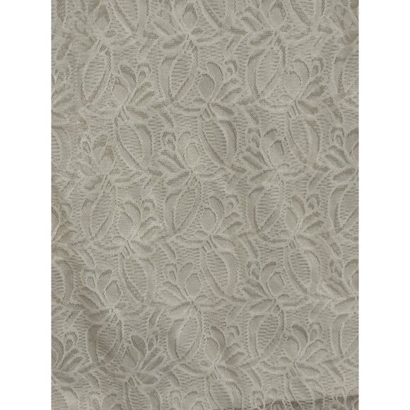 Style & Co Top Womens 3X Plus Cream Lace 3/4 Sleeve Boho Glam cocktail career - Picture 8 of 10